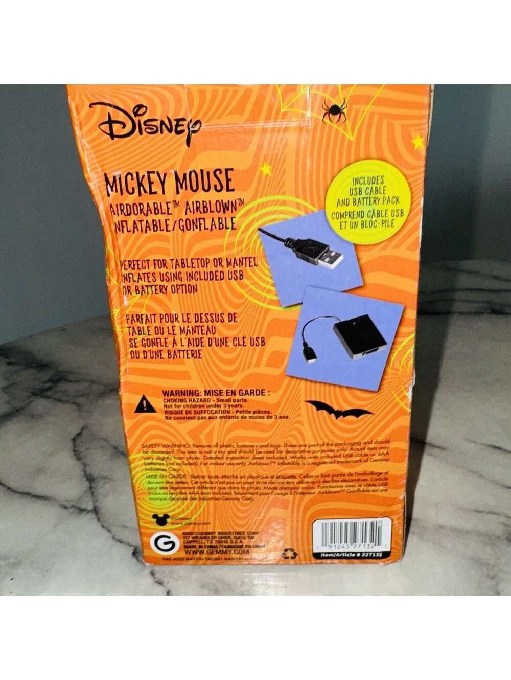 Gemmy Mickey Mouse Halloween Vampire 21